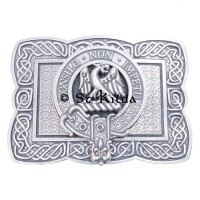 <br>Clan Agnew Crest Celtic Knot Belt Buckle 