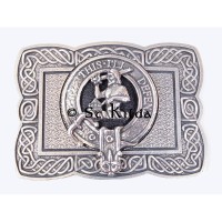 <br>Clan Macfarlane Crest Celtic Knot Belt Buckle 