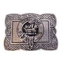 <br>Clan Duncan Crest Celtic Knot Belt Buckle 