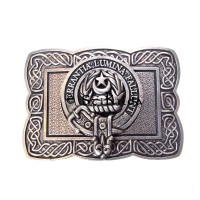 <br>Clan Kinnaird Crest Celtic Knot Belt Buckle 