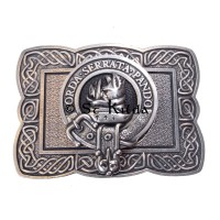 <br>Clan Lockhart Crest Celtic Knot Belt Buckle 