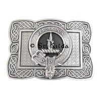<br>Clan Macintyre Crest Celtic Knot Belt Buckle 