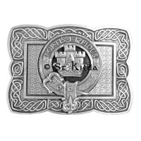 <br>Clan Maclachlan Crest Celtic Knot Belt Buckle 