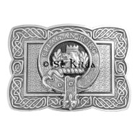 <br>Clan Maclaren Crest Celtic Knot Belt Buckle 