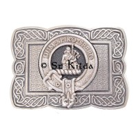 <br>Clan Maclennan Crest Celtic Knot Belt Buckle 