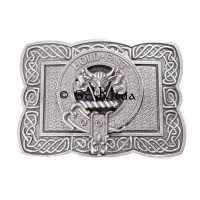 <br>Clan Macleod Crest Celtic Knot Belt Buckle 