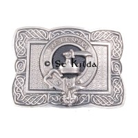 <br>Clan Matheson Crest Celtic Knot Belt Buckle 