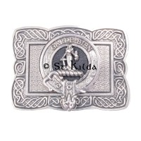 <br>Clan Montgomery Crest Celtic Knot Belt Buckle 