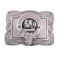 <br>Clan Primrose Crest Celtic Knot Belt Buckle 