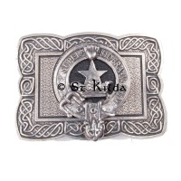 <br>Clan Rattray Crest Celtic Knot Belt Buckle 