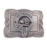 <br>Clan Ruthven Crest Celtic Knot Belt Buckle 