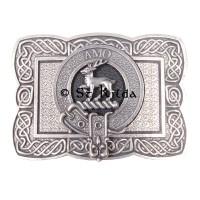 <br>Clan Scott Crest Celtic Knot Belt Buckle 