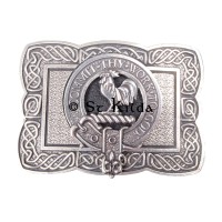 <br>Clan Sinclair Crest Celtic Knot Belt Buckle 