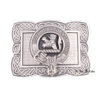 <br>Clan Inglis Crest Celtic Knot Belt Buckle 