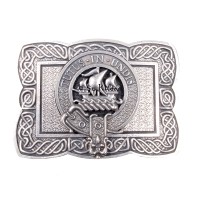 <br>Clan Wood Crest Celtic Knot Belt Buckle 