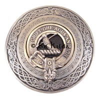<br>Clan Macinnes Crest Circular Belt Buckle 