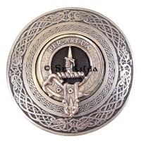 <br>Clan Macintyre Crest Circular Belt Buckle 
