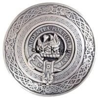 <br>Clan Mackinnon Crest Circular Belt Buckle 