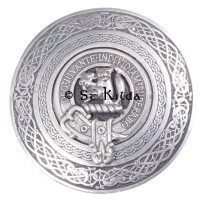<br>Clan Macthomas Crest Circular Belt Buckle 
