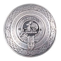 <br>Clan Maxwell Crest Circular Belt Buckle 