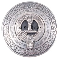 <br>Clan Napier Crest Circular Belt Buckle 