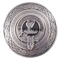 <br>Clan Rose Crest Circular Belt Buckle 