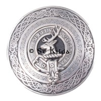 <br>Clan Spens Crest Circular Belt Buckle 
