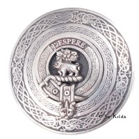 <br>Clan Swinton Crest Circular Belt Buckle 