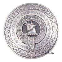 <br>Clan Turnbull Crest Circular Belt Buckle 
