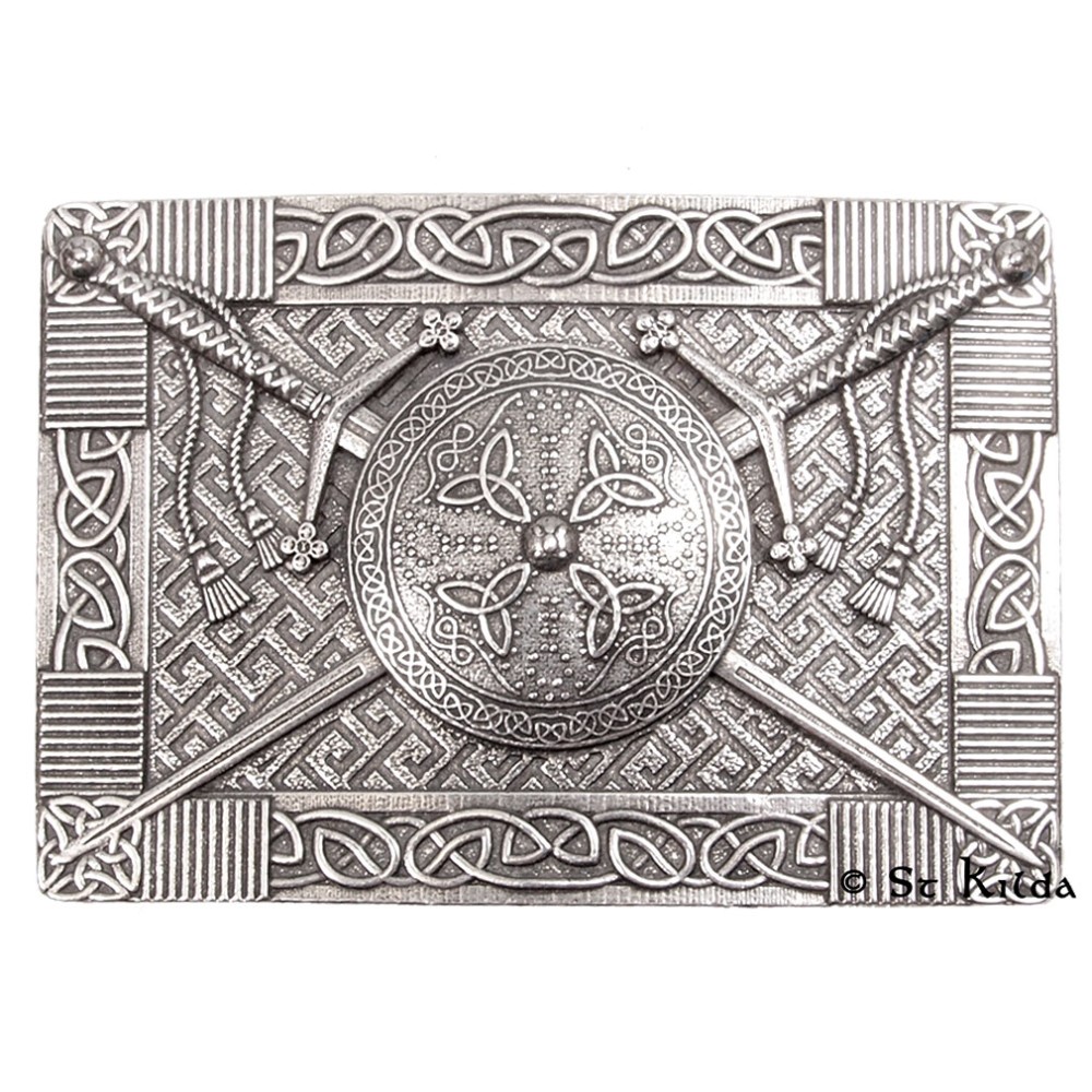 Belt Buckle Claymore and Targe