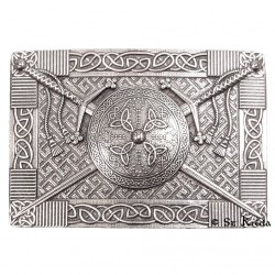 Belt Buckle Claymore and Targe