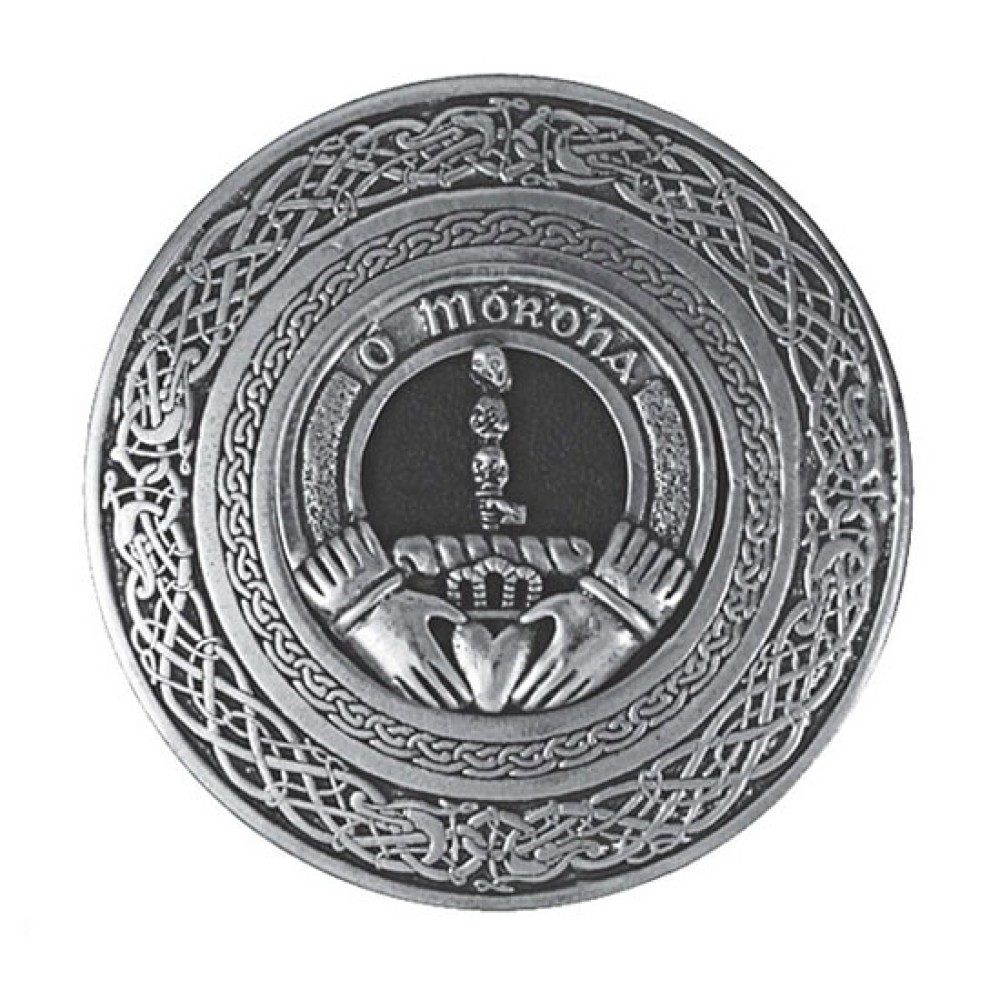 Irish Clan Crest Circular Belt Buckle 
