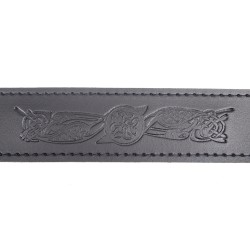 Velcro Adjuster Belt Zoomorphic Embossed