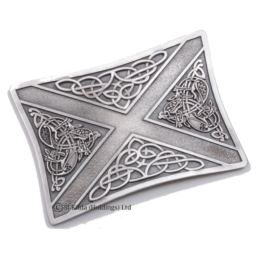 Belt Buckle Celtic Saltire
