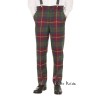 Tartan Trousers - modern low-waist trousers