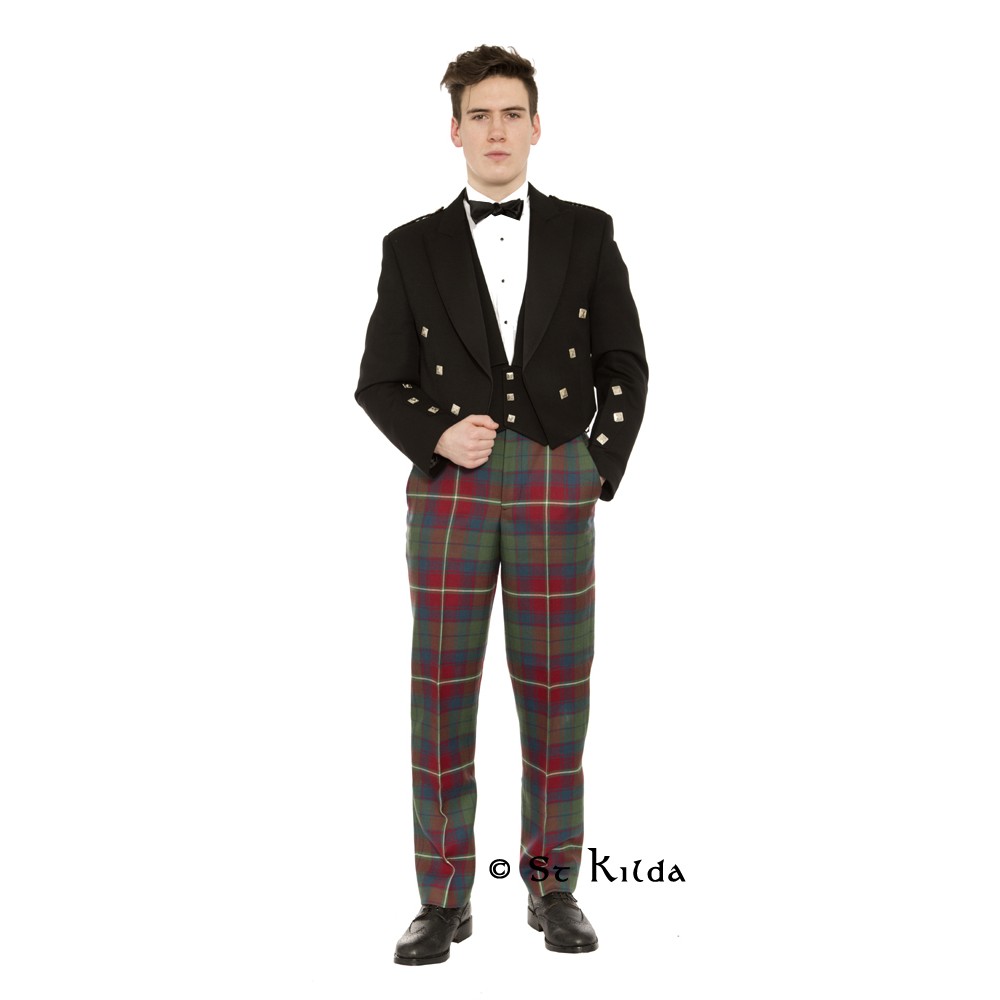 Tartan Trousers - modern low-waist trousers