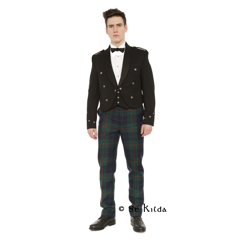 Fishtail Trews - Traditional high-waist tartan trews
