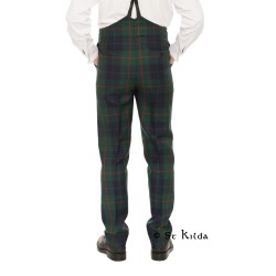 Fishtail Trews - Traditional high-waist tartan trews