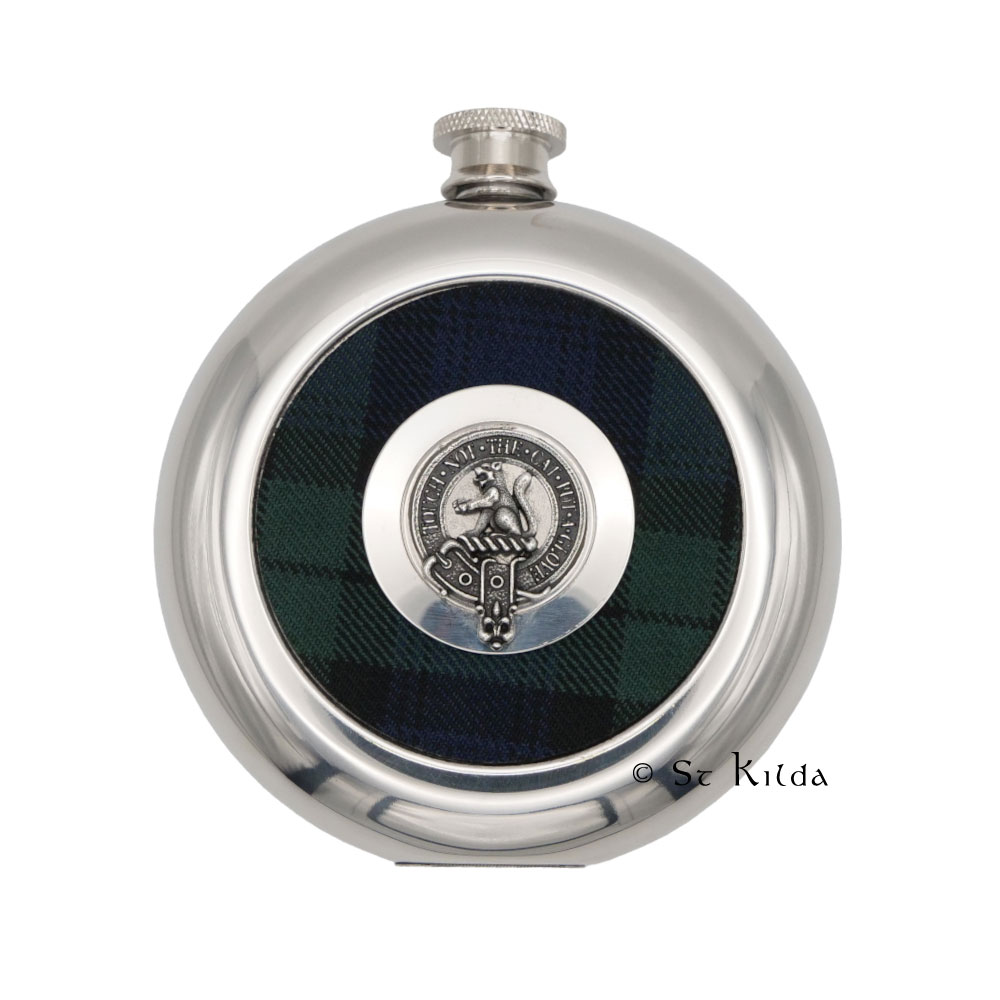 Sporran Flask Scottish Clan Crest