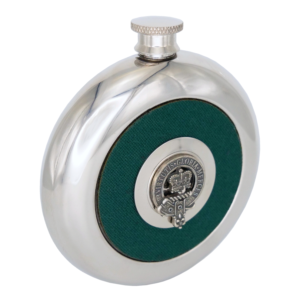 Sporran Flask Scottish Clan Crest