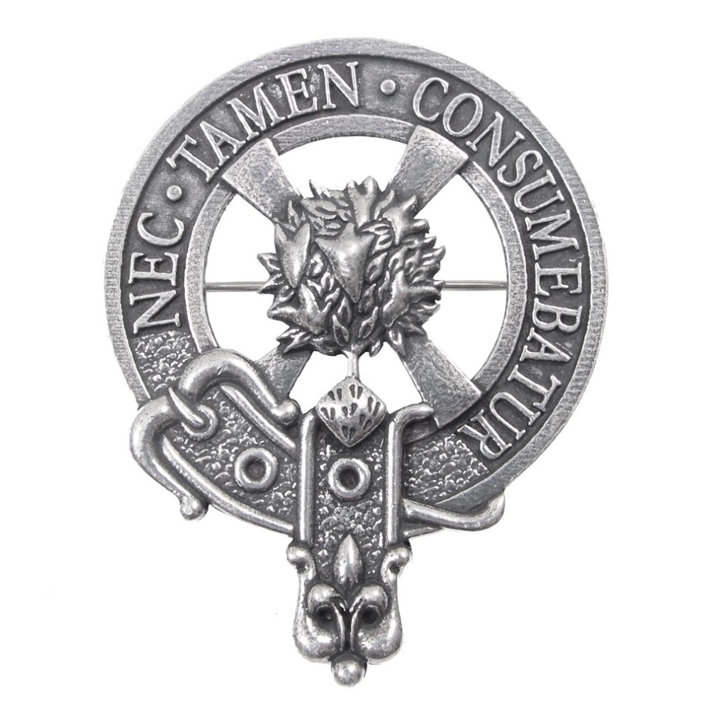 Cap Badge Burning Bush for Clergymen