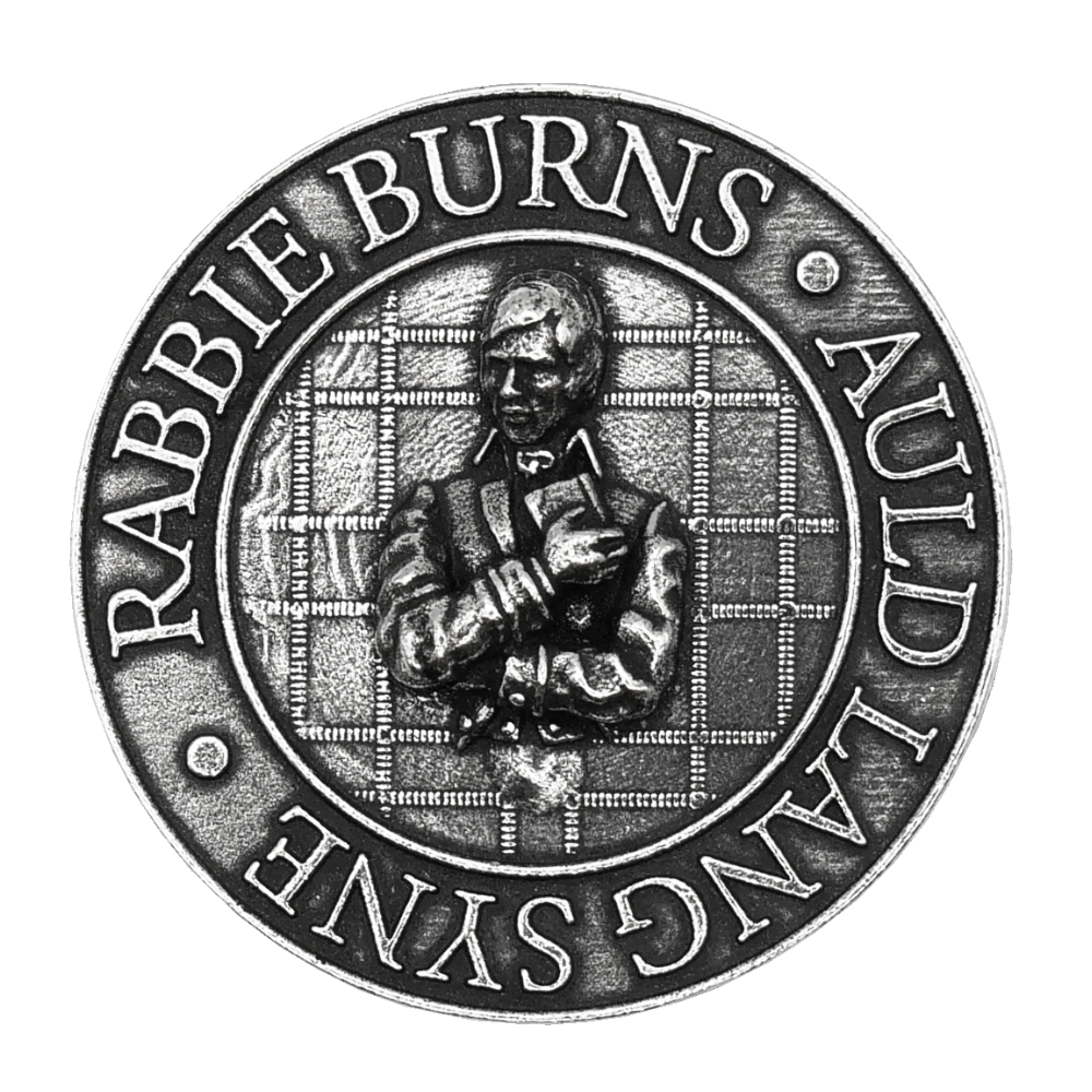 Cap Badge Robert Burns - Auld Lang Syne