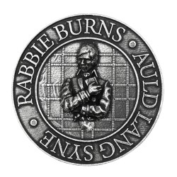 Cap Badge Robert Burns - Auld Lang Syne