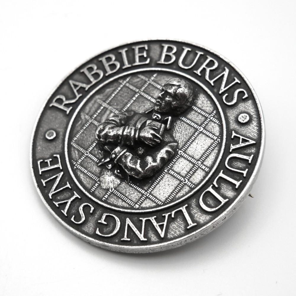 Cap Badge Robert Burns - Auld Lang Syne