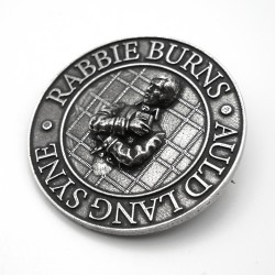 Cap Badge Robert Burns - Auld Lang Syne