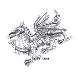 Cap Badge Welsh Dragon
