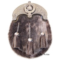 Dress Sporran <br>Clan Mackenzie Crest 