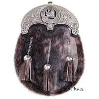 Dress Sporran <br>Clan Mackinnon Crest 