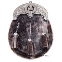 Dress Sporran <br>Clan Maclea Crest 