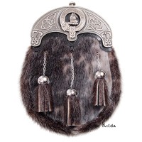 Dress Sporran <br>Clan Maclennan Crest 